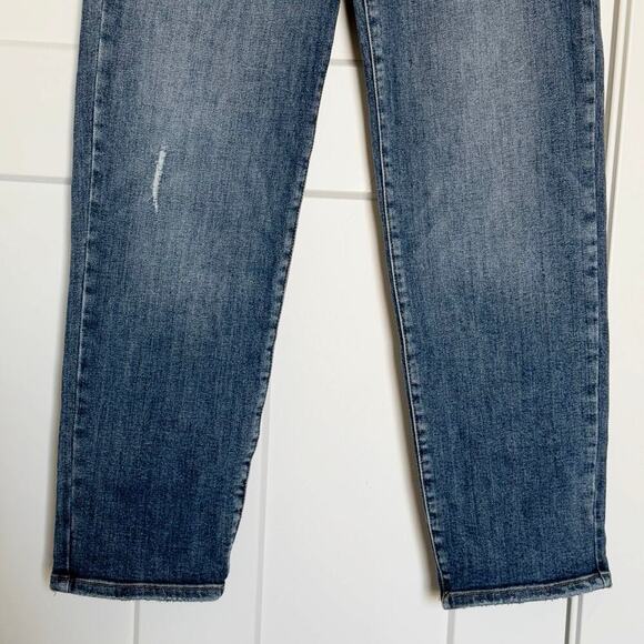 Risen Jeans Womens High Rise Crossover Tapered Jeans Size 5/27 - Picture 7 of 12